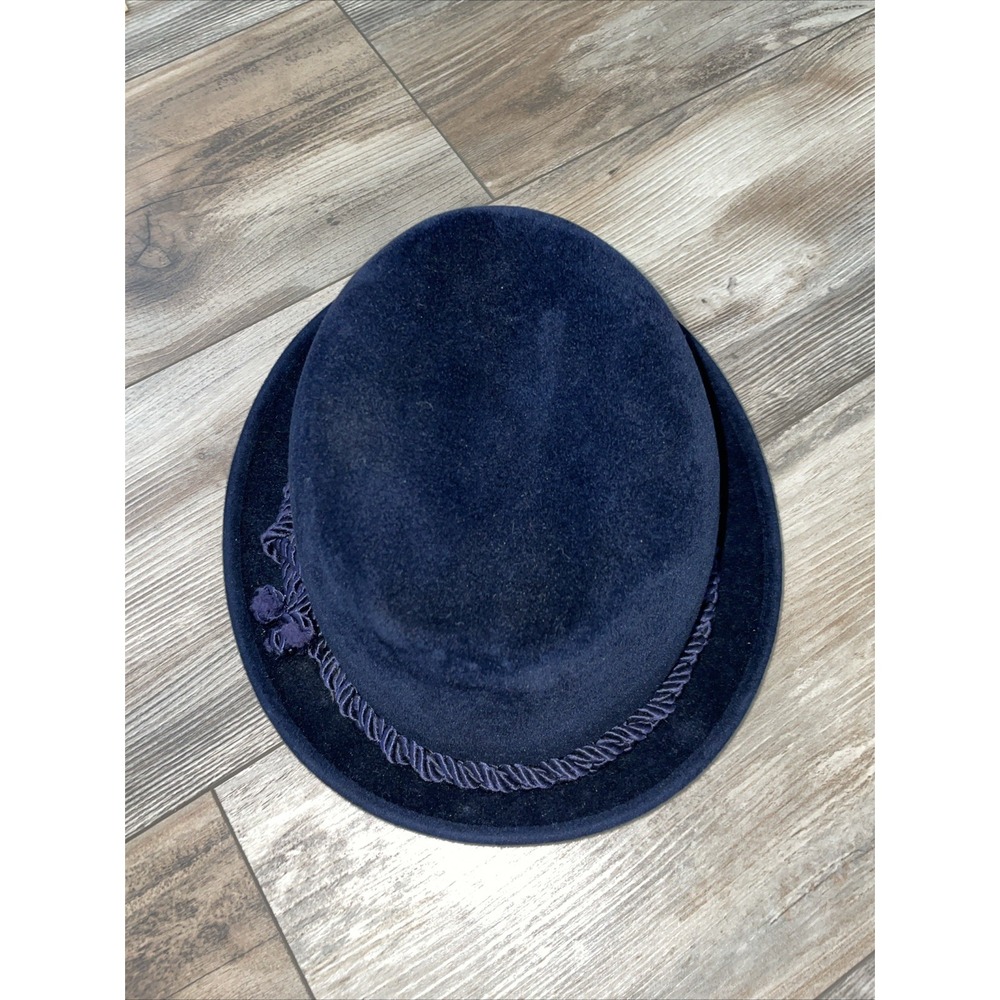 Vintage Eddie Bauer Resistol 7 1/8 inch Self Conforming Hat Olympic Blue